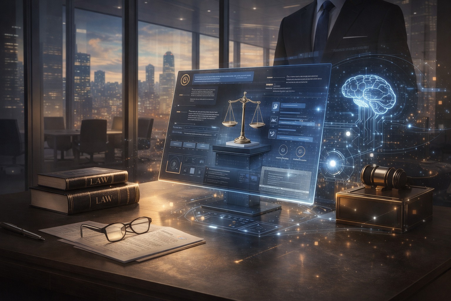 Ambiente jurídico com inteligência artificial